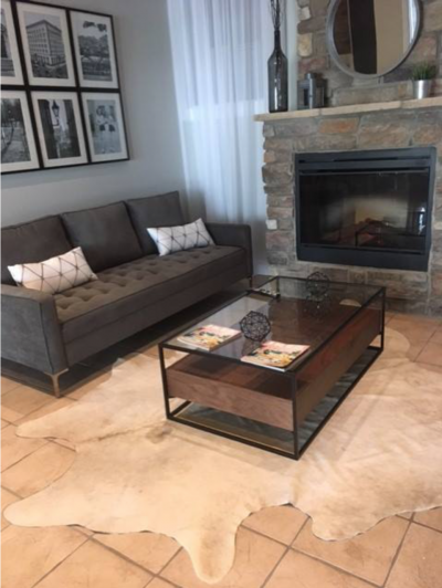 White Cowhide Rugs In Canada